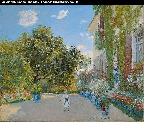Claude Monet The Artist's House at Argenteuil